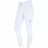 Covalliero - Damen Reithose Silikon Vollbesatz High Waist FS26 – Frühling & Sommer Reiterhose – atmungsaktive & elastische Reitleggings – Vollbesatzreithose in Weiß (White) – Gr. 42