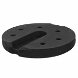 NUOBESTY Robuster Runder Lampenfuß aus Eisen als Gewichteter Schreibtischlampenfuß mit Added Stability und Stylischem Design für Büro und Schlafzimmerlampenfüße