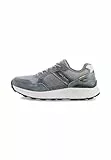 camel active Herren Low-Top Sneaker, Männer Halbschuhe,Wechselfußbett,Business,Freizeit,straßenschuhe,Strassenschuhe,grau,43 EU