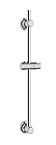WENKO Duschstange 70 cm aus Edelstahl rostfrei, Brausestange EDS mit verstellbarem Handbrausehalter, Befestigen ohne Bohren oder Schrauben, Chrom