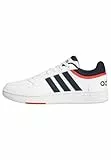 adidas Herren Hoops 3.0 Low Classic Vintage Shoes, Cloud White / Legend Ink / Vivid Red, 43 1/3 EU