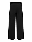 JdY Damen Jdygeggo New Long Pant Jrs Noos Hose, Black/Detail:black Buttons, M / 30L EU
