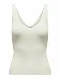 JDY Damen JDYNANNA S/L TOP KNT NOOS Trägershirt/Cami Shirt, Cloud Dancer, S