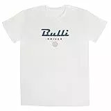 BRISA VW Collection - Volkswagen T-Shirt Unisex-Kurzarm mit T1 Bulli Bus Motiv aus Baumwolle (Bulli Driver/Weiß/Größe XL)