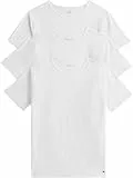 Tommy Hilfiger Herren 3er Pack T-Shirts Kurzarm Slim Fit, Weiß (White/White/White), L