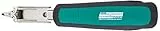 Brüder Mannesmann Heftklammerentferner, ergonomisches Metallwerkzeug, grün, Premium-Qualität, langlebig, ideal für Büro und Homeoffice, 1 Stück | M48435