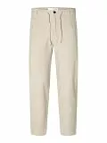 SELETED Homme Herren Slh172-slimtape Brody Linen Pant Noos Chinohose, Vetiver/Detail:Mixed W. Oatmeal, L EU