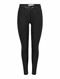 JDY Damen JDYnewthunder Coated High Skn PNT Noos Hose, Schwarz (Black), M/L32