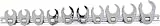 KS Tools 913.3900 3/8' 12-kant-Einsteck-Maulschlüssel-Satz, 10-tlg10-22mm