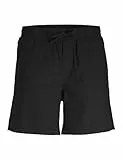 JACK&JONES PLUS Herren JPSTJAIDEN JJSUMMER Linen BLE PLS Shorts, Black, 46