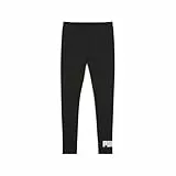PUMA Damen ESS No. 1 Logo Leggings jogginghose damen, PUMA Black, L