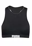 PUMA Damen High Nck T Badebekleidung, Schwarz, M EU