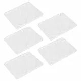 Yunseity Augenmaskenform-Tablett-Set für DIY-Hautpflege, 5-teiliges Wiederverwendbares ABS-Kunststoffwerkzeug für Maskenmaschinen, Tragbares Transparentes Tablett für Schönheitsbehandlungen zu Hause