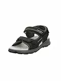 Superfit Jungen Criss Cross Sandale, Schwarz Hellgrau 0010, 32 EU