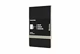 Moleskine Professioneller PROPAD3BK Block (Large/A5, Liniert, Kartoneinband) Schwarz