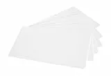 10 x Karteo® Dünne Blanko Plastikkarten Karten weiß mit Dicke 0,47 mm