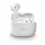 JAZ Maks – In-Ear True Wireless Stereo Ohrhörer, Aktive Geräuschunterdrückung, Ladeetui, HD-Mikrofon, Touch-Steuerung, für Smartphone, Tablet, Laptop, 24 Stunden