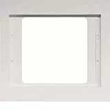 Hager K1 – Rahmen 1 Element Weiß Polar