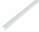 Alberts 488567 Winkelprofil | selbstklebend | Aluminium, chromdesign | 1000 x 30 x 30 mm