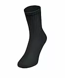 JAKO Unisex Sportsocken lang 3er-Pack, Schwarz, 43-46