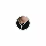 TINGN Kreuz Kette für Herren und Jungen Silber Farben Edelstahl Schlichte Kreuz Anhänger Halskette für Herren Einfache Schmuck Schatulle Kette 16'-24' Christliche Taufkreuz Geschenke