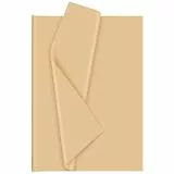 Bouiexye Braun Seidenpapier für Geschenktüten 60 Blatt Seidenpapier Bulk 51x37cm Weihnachten Seidenpapier zum Verpacken Verpackungspapier für Füller Blumen Geburtsta Hochzeit Dekor