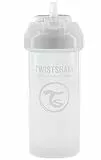 Twistshake Straw Cup | Baby-Schnabeltasse mit Strohhalm - 360 ml | Auslaufsichere Babywasserflaschen | Auslaufsicherer Trinkbecher für Kleinkinder | BPA-freier Baby-Entwöhnungsbecher | Weiß