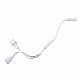 Fafeicy Y-Splitter für Außenleuchten, PVC-Konstruktion, Wasserdichter IP68-Stecker für Govees H705A H705B H705C, Einfache Installation für Außenbeleuchtung