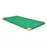 Grevinga® Turnmatte in Grün (RG 80) | 200 x 100 x 6 cm | mit Lederecken