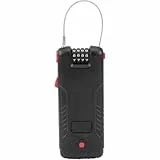 Olympia ULA-410 Universalschloss mit Alarm – Kabelschloss mit 90 dB Alarm, 4-stelliges Zahlenschloss, 100 cm Stahlseil – Für Fahrrad, Kinderwagen & Reisegepäck – Schwarz