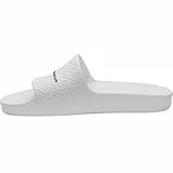 Under Armour UA ARMR Shower Slide - White/White/Black - 9, Weiß Weiß Schwarz, 44 EU