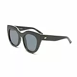 Le Specs. AIR HEART BLACK - Polarisierte Sonnenbrille für Damen CAT-EYE Rahmenform mit hohem UV-Schutz LSP2202564