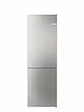 Bosch Serie 4, Freistehende Kühl-Gefrier-Kombination mit Gefrierbereich unten, 186 x 60 cm, Metall-Optik, Total No Frost, KGN362LAF