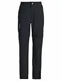 VAUDE Herren Trekkinghose Farley ZO Pants V, schnelltrocknend und atmungsaktiv, abzippbar, black, 52-Long