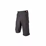 O'NEAL Tobanga Shorts I MTB Hose Herren kurz I MTB DH Downhill FR Freeride I Mountainbike Hose schnelltrocknend I Radlerhose mit viel Bewegungsfreiheit | Grau Rot | Größe 30