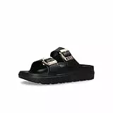 Dockers by Gerli Damen Low-Top Sneaker, Frauen Sandalen,Freizeit,Sommerschuhe,Freizeitschuhe,offene Schuhe,schwarz/Multi,37 EU