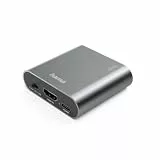 HDMI-Audio-Extractor 'AE90', HDMI™ zu Audio, Toslink, 3,5-mm-Klinke, Silber