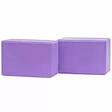 ProsourceFit Unisex, Erwachsene Yoga-Blöcke aus Schaumstoff, violett, Large/9 x 6-Inch