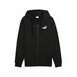 PUMA Herren ESS No. 1 Logo Full-Zip Hoodie TR Sweatjacken, PUMA Black, M