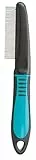 TRIXIE 23762 Floh- und Staubkamm, Kunststoff/Metallzinken, 21 cm
