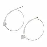 Aerosoldüse mit 50 cm 360-Grad-Verlängerungsschlauch für männliche Sprühdosen, Flüssigkeit, Auto-Düsenfolie, 4,5 mm Verlängerung, Lackwerkzeuge und Ausrüstung, 2 Stück