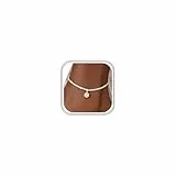 Maynor Geburtsstein Fußkettchen für Damen 925 Sterling Silber Fußkette Zirkonia Anhänger in 12 Farben, Personalisiert Wasserfest Mode Schmuck Fussketten Geschenk für Frauen & Mädchen