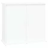 vidaXL Aquariumständer, Aquarium Unterschrank mit viel Stauraum, Aquarium Tisch mit stabiler Oberplatte, Aquariumschrank Aquarium Halter, Weiß Holzwerkstoff