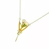 Blumen-Bouquet-Halskette, modischer Blumenstrauß-Anhänger, Kupfer, süße Blumenhalskette – für Muttertag, Valentinstag, Geburtstag, Hochzeit, Ehefrau, Liebhaber, Teenager, Ehemann, Tochter, Freundin