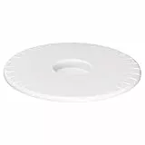 Wagner Pflanzenroller ULTRAFLAT Ø 30 x 2,5 cm I Pflanzenroller für den Innenbereich I Extra Flacher Kübelroller aus ABS Kunststoff, weiß, wasserabweisend I Tragkraft 100 kg - 20044601