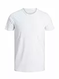 JACK & JONES Herren Langarmshirt 12059220 Basic O-Neck Tee, Gr. 52 (L), Weiß (Optical White)