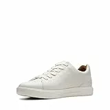 Clarks Herren Un Costa Lace Sneaker, White Leather, 43 EU