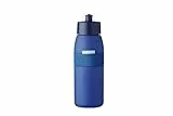 Mepal - Sportflasche Ellipse - Praktische Wasserflasche für Sport, Gym & Freizeit - Sport Trinkflasche mit weichem Ausgießer - Spülmaschinenfest & BPA-frei - 500 ml - Vivid blue