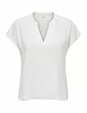 JdY Damen Jdylion S/S Top WVN Noos Bluse, Cloud Dancer, 42 EU