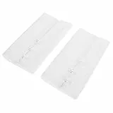 LIOOBO Abnehmbare Baumwoll Manschetten Falsche Handgelenk Stulpen Weiße Fake für Pullover und Blusen Bequemes Design Ärmel Dekoration für Damen Einfach zu Befestigen Entfernen